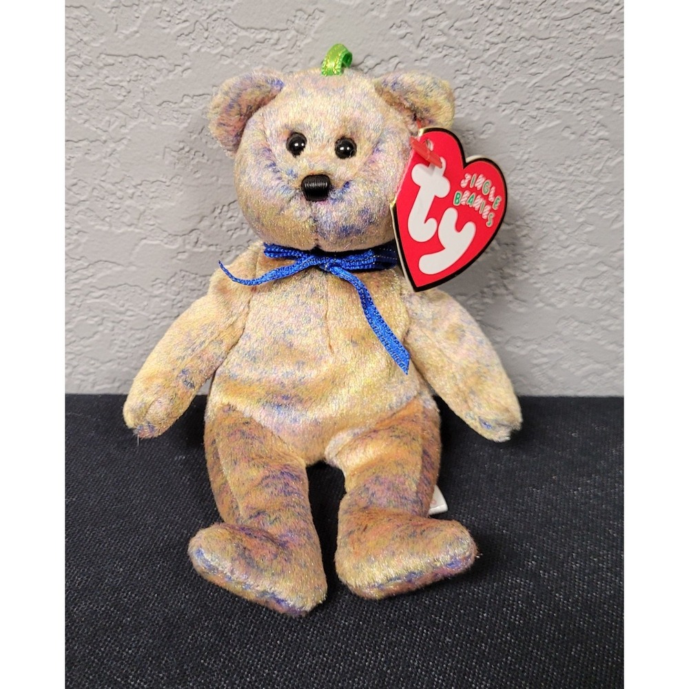 Ty Jingle Beanie Clubby 3 Bear Christmas Ornament (2001)